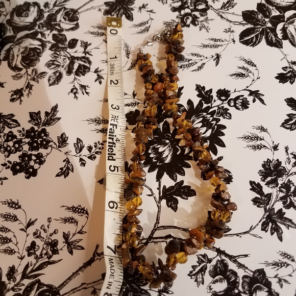 Twisted Stone chip necklace jr12 - Picture 3 of 5